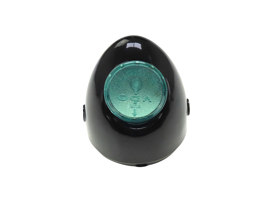 Scheinwerfer Eierlampe 102mm Gehause Schwarz Nachbau