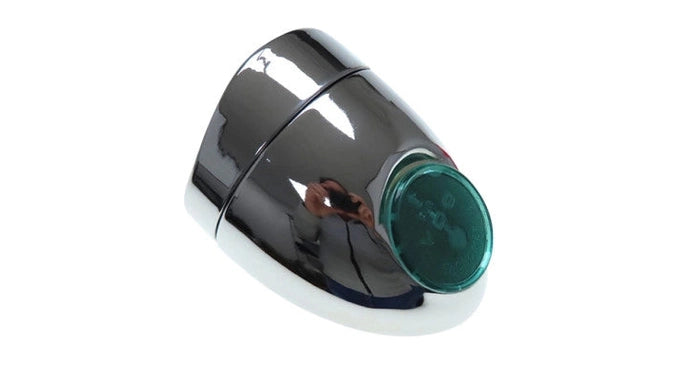 Scheinwerfer Eierlampe 102mm Komplett Chrome Nachbau - Mofaparts