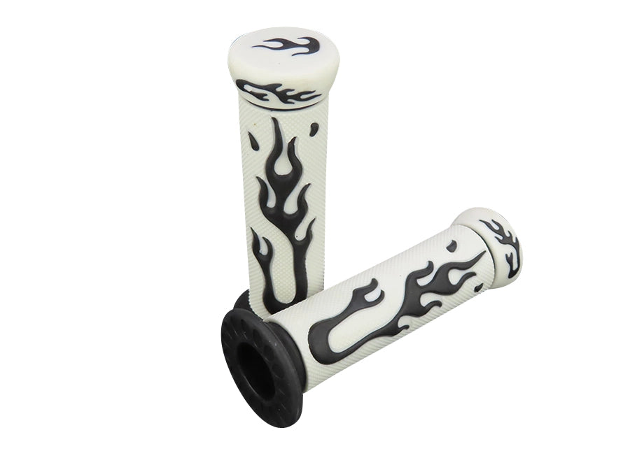 Griffe Flamme Weiss 22/24mm | Universal