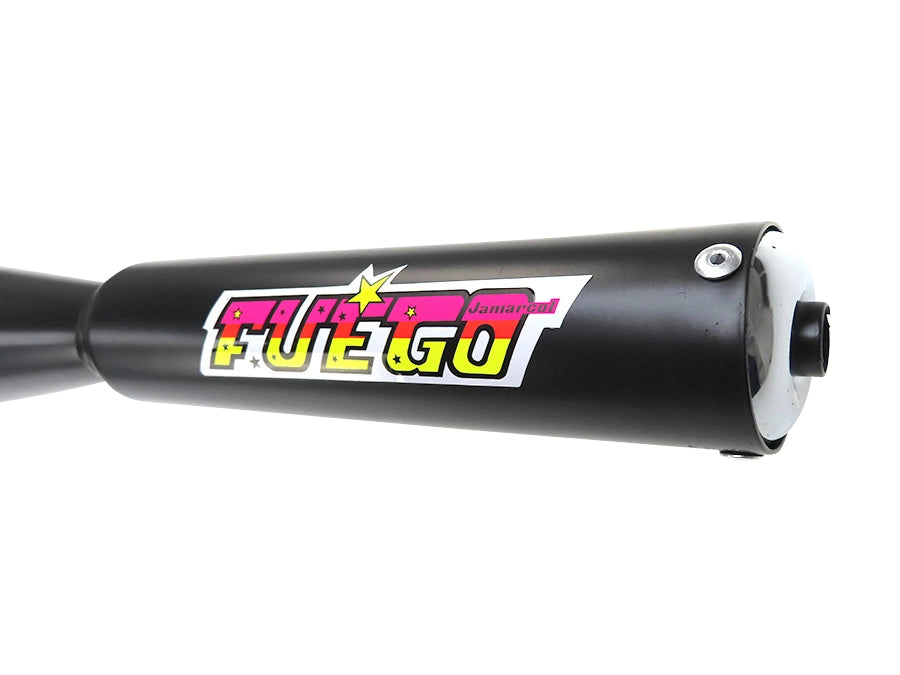 Auspuff Tecno Bos Fuego Schwarz |  Puch Maxi / E50 28mm