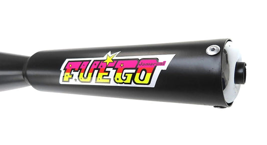 Auspuff Tecno Boss Fuego Schwarz |  Puch Maxi / E50 28mm