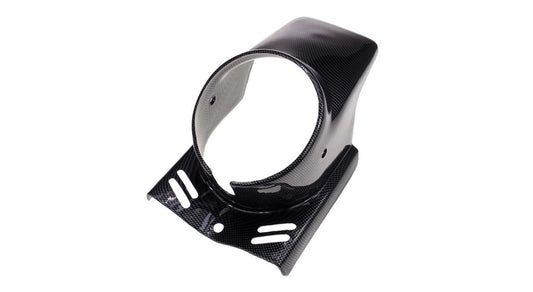 Scheinwerfer verkleidung Rund / Macho Rider Universal Carbon-Look |  Puch Maxi