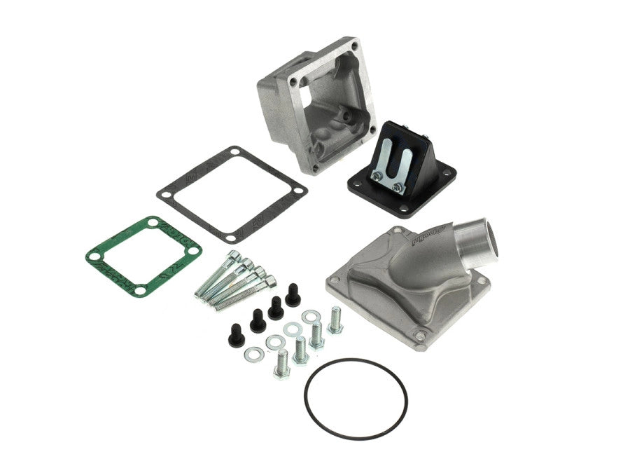 Ansaugsystem EVO Polini Big Valve mit 4-Klappen Membranblock, für PHBG / CP Vergaser