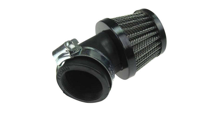 Luftfilter 35mm Powerfilter Schräg 45 Grad Schwarz