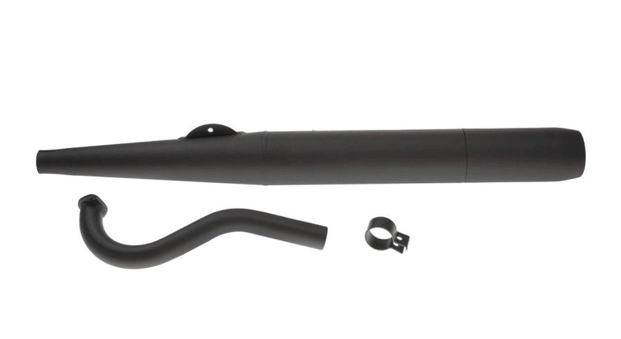 Auspuff Puch Maxi / E50 28mm RS Zigarre Schwarz - Black Edition - Mofaparts