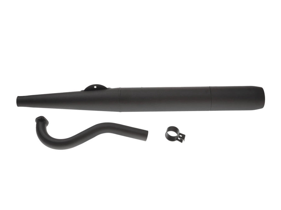 Auspuff Puch Maxi / E50 28mm RS Zigarre Schwarz - Black Edition - Mofaparts
