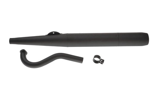 Auspuff Puch Maxi / E50 28mm RS Zigarre Schwarz - Black Edition - Mofaparts