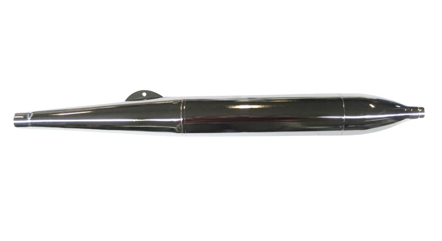 Auspuff Flöte 28mm Zigarre Chrom 700mm Universal