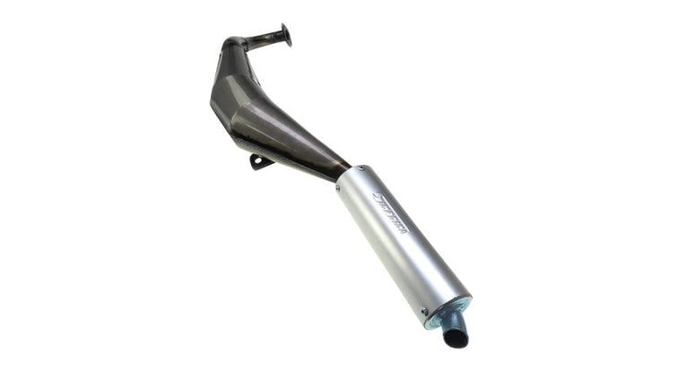 Auspuff Puch Maxi / E50 28mm Simonini Blank mit Alu Dämpfer - Mofaparts