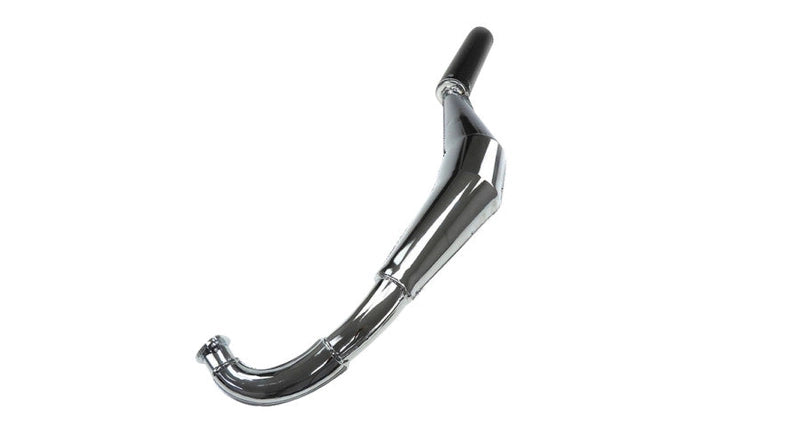 Auspuff Puch Maxi / E50 28mm Simonini Chrom Carbon Dämpfer - Mofaparts