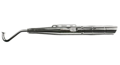 22mm Auspuff Chrom mit Nummer & Logo 2-Teiler | Puch
