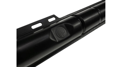28mm Auspuff mit Nummer & Logo Schwarz 2-Teiler | Puch