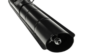 28mm Auspuff mit Nummer & Logo Schwarz 2-Teiler | Puch
