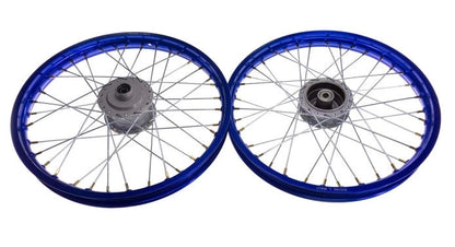 17" Speichenrad 17x1.40 Alu Rigida Satz Blau Puch Maxi S N