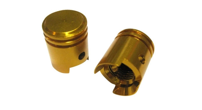 Ventilkappen Satz Kolben Gold