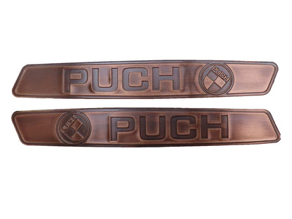 Tank Aufkleber Satz Puch Maxi Kupferfarben | RealMetal®