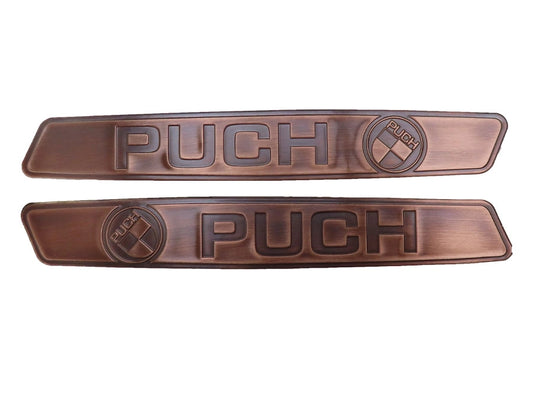 Tank Aufkleber Satz Puch Maxi Kupferfarben | RealMetal®