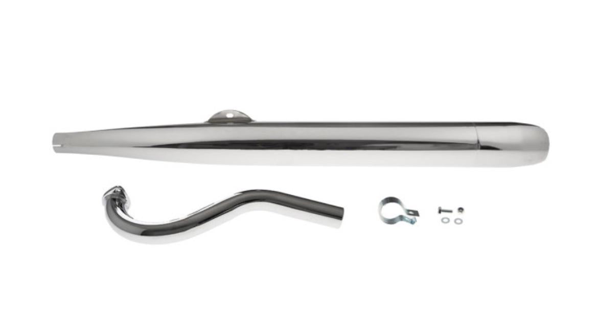 Resonanz-Auspuff-Set | Puch Maxi, X30 Sport Chrom - Mofaparts