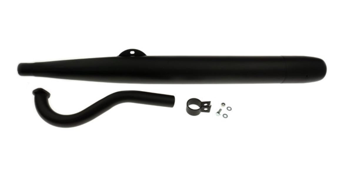 Resonanz-Auspuff-Set | Puch Maxi, X30 Sport Schwarz - Mofaparts