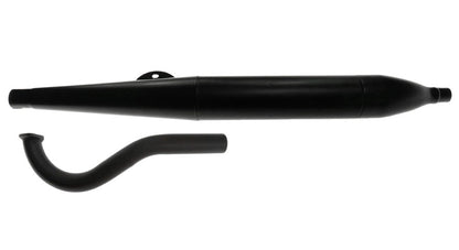 Auspuff Flöte 28 mm schwarz | Puch