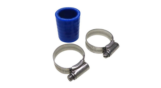 Ansaugschlauch Silikon 25mm PHBG Polini CP Blau + 2x Schelle
