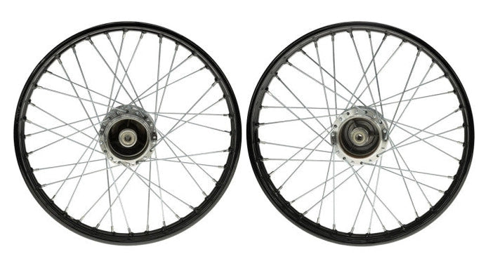 17 Zoll Speichenrad 17x1.40 Schwarz / Verzinkt Satz Puch Maxi S / N A-qualitat