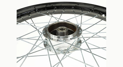 17 Zoll Speichenrad 17x1.40 Schwarz / Verzinkt Satz Puch Maxi S / N A-qualitat