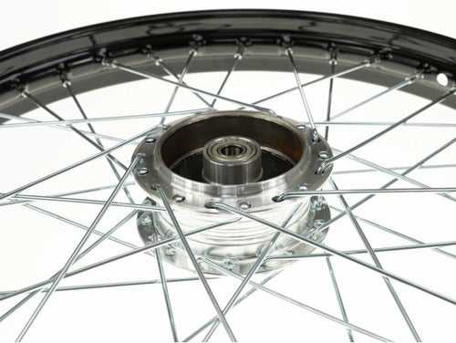 17 Zoll Speichenrad 17x1.40 Schwarz / Verzinkt Satz Puch Maxi S / N A-qualitat